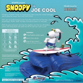 Plastikmodell - ATLANTIS Models Snoopy Joe Cool Surfing - AMCM7502
